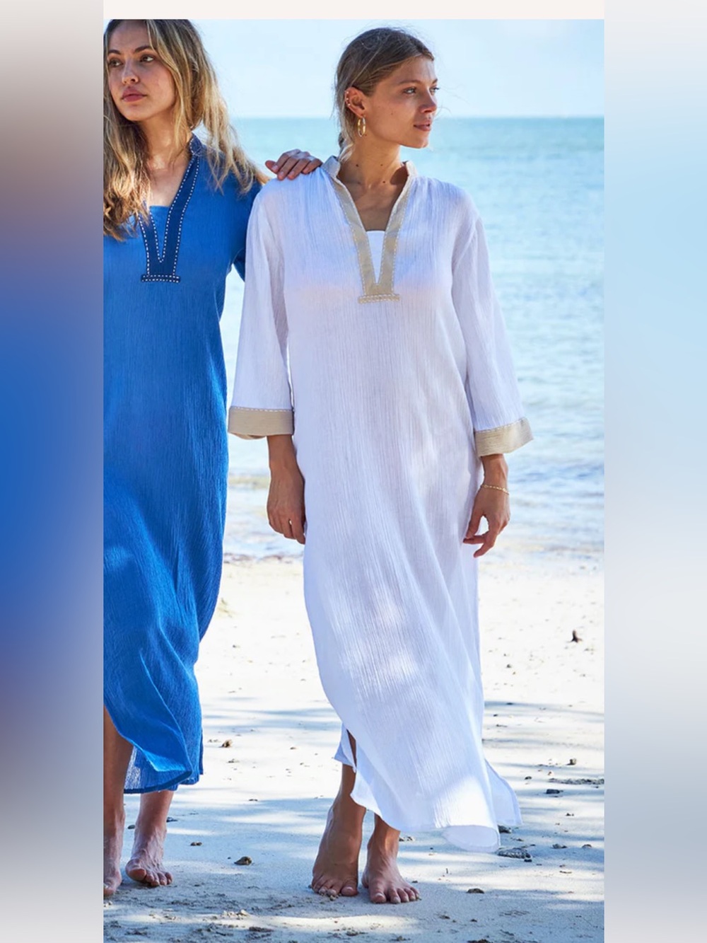 Debbie Katz Cleo tunic maxi dress